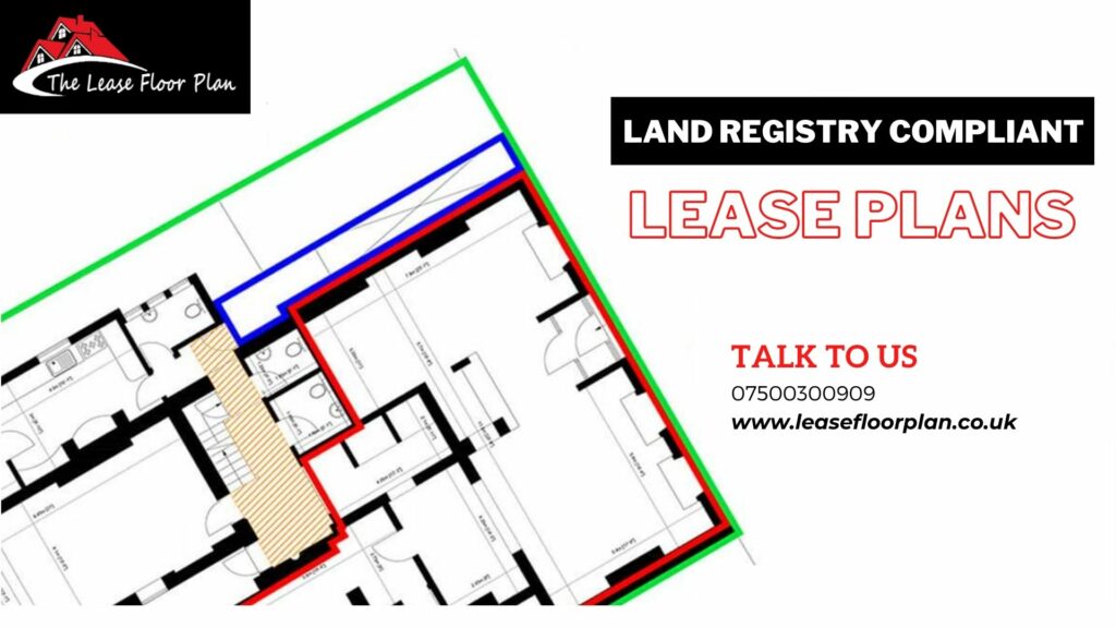 Land Registry Compliant Lease Floor Plan in London
