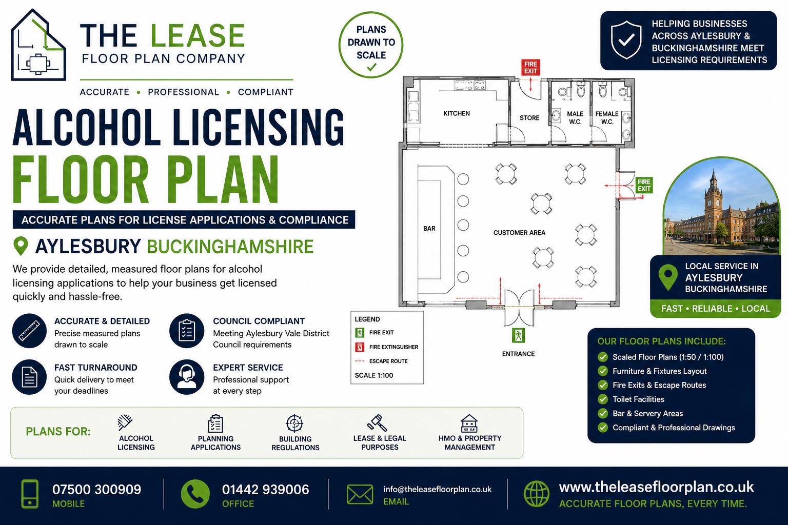 Alcohol Licensing Floor Plan Aylesbury