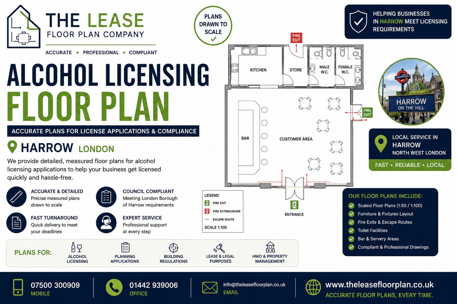 Alcohol Licensing Floor Plan Harrow