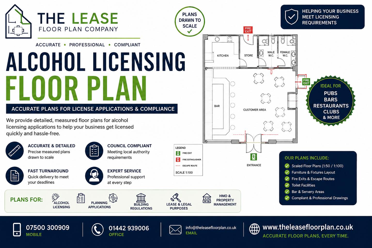 Alcohol Licensing Floor Plan