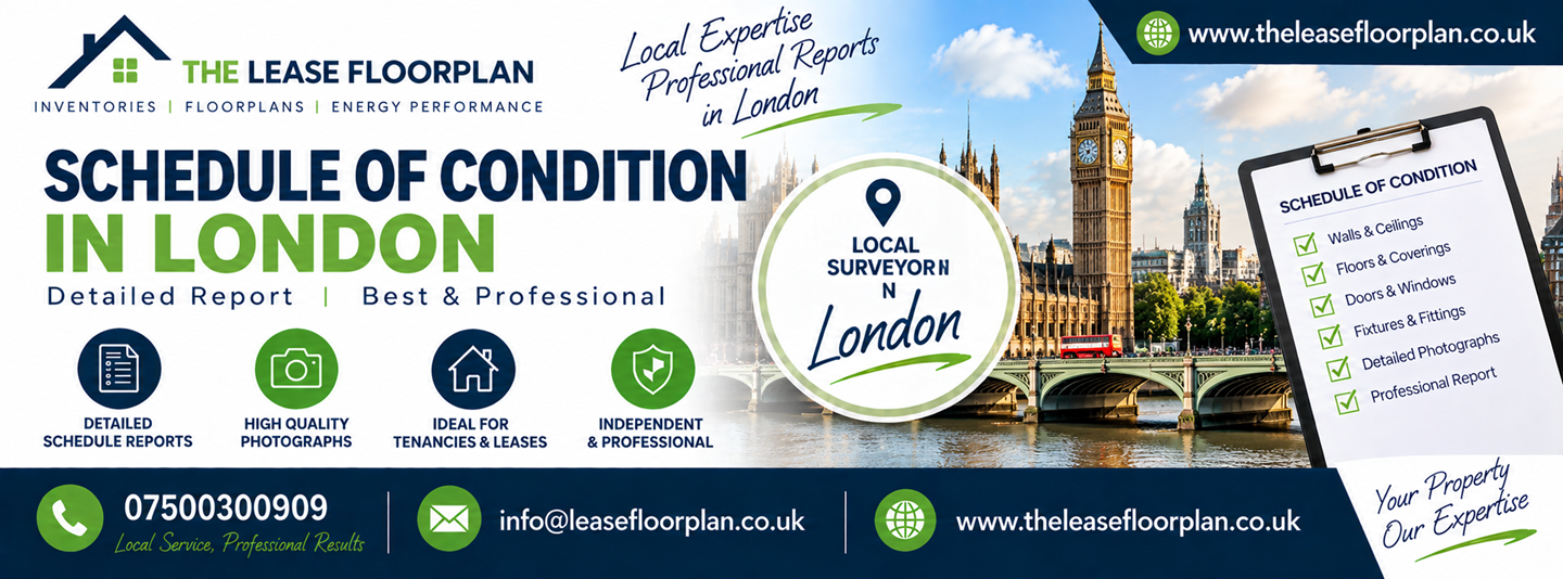 schedule of condition in london